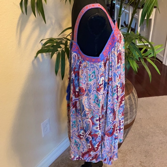 Tunic Top Ties -N- the  back size L - Picture 8 of 10